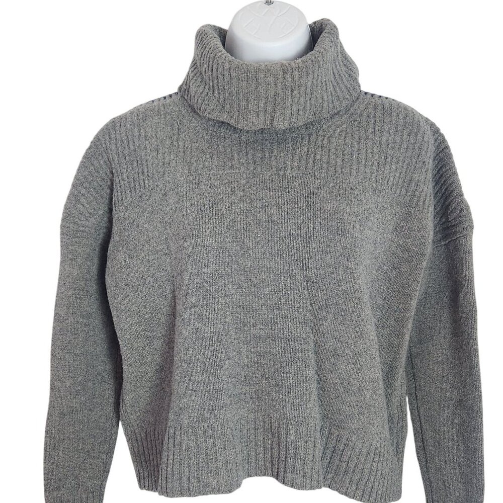 Jason Wu Womens Gray Wool Turtleneck Sweater XS